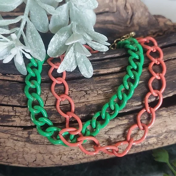 B952 Colorful Double Chain Bracelet - Picture 6 of 6